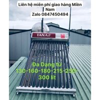 Máy nước nóng năng lượng mặt trời 160 lít Tân Á Đại Thành(Bình Dương và Miền Nam)