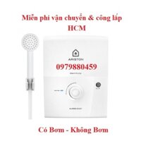 Máy nước nóng trực tiếp có bơm Ariston Easy 4.5P/ không bơm Easy 3.5, bảo hành chính hãng 2 năm