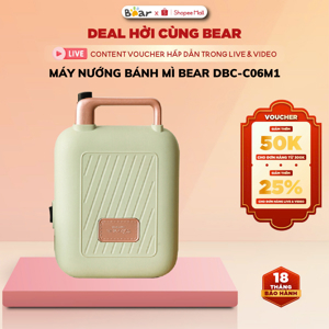 Máy nướng bánh 2 khay Bear DBC-C06M1
