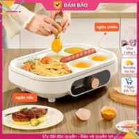 Máy nướng bánh đa năng công suất 900W , Chào điện rán đồ ăn siêu tiện, Bếp nướng tiện ích dễ dàng vệ sinh độ bền cao