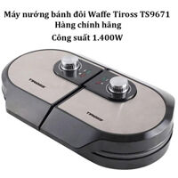 Máy nướng bánh đôi Waffe Tiross TS9671 - 1.400W