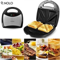 Máy Nướng Bánh Hotdog Tam Giác Bánh Sandwich Sokany KJ102 Công Suất 750W Tích Hợp Rơ Le Cảm Biến Tự Ngắt Khi Bánh Chín