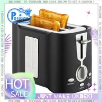 Máy nướng bánh mì 2 khe cắm cực rộng, 7 cài đặt bóng râm, Máy nướng bánh mì, Muffin tiếng Anh, Bagel, Khay vụn, phích cắm màu đen của Mỹ