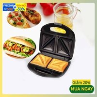 Máy nướng bánh mì sandwich SOKANY 750W làm nóng đều 2 mặt khuôn, bánh thơm ngon