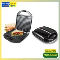 Máy nướng bánh mì sandwich SOKANY 1400W làm nóng đều 2 mặt khuôn, bánh thơm ngon