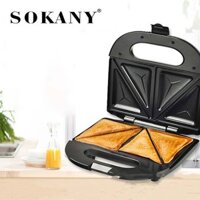 Máy Nướng Bánh Mì Sandwich, Máy Làm Bánh Hotdog Sokany Cao Cấp - Bảo Hành 1 Năm