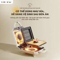 Máy Nướng Bánh Mì Sandwich BEAR Máy Nướng Crepe Waffle Rán Trứng Xúc Xích Máy Nướng Bánh Mini Công Suất Lớn SMA-5H07F55