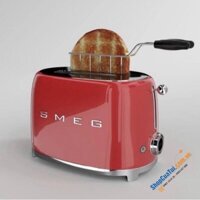 Máy nướng bánh mì SMEG TSF01RDEU MÀU ĐỎ  - SIÊU PHẨM CHO BỮA SÁNG NGON - BỔ DƯỠNG - TIỆN LỢI