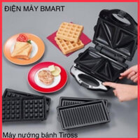 Máy nướng bánh mì Tiross, Máy kẹp nướng bánh mì, Kẹp nướng thịt TS9655 | TS513 | TS9653(Hàng chính hãng, Bảo hành 1 năm)