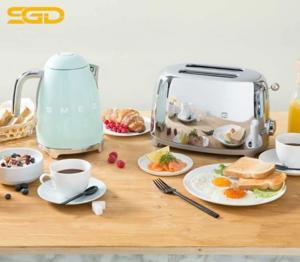 Máy nướng bánh mỳ 2 lát Smeg TSF01SSEU