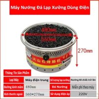 Máy Nướng Đá Xúc Xích,Lạp Xưởng Dùng Điện Và Gas Hàng Loại 1 Tem Đỏ Nhập Khẩu.Tặng đá nướng+dây gas+5 dụng cụ(Hàng Sẵn)