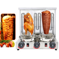 Máy nướng gà vịt xiên chạy điện quay tự động công suất 2400W