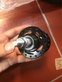 May ơ 32L FEIYAFU - Hub 32L - Đùm sau Fixed Gear bạc đạn 32 lỗ - Đen - PCH (chiếc)