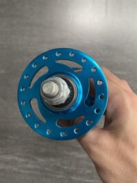 May ơ 32l FEIYAFU - (Hub- Đùm Trước) Fixed Gear bạc đạn 32 lỗ - Xanh (chiếc)