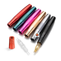 Máy Pen phun xăm môi mini 5.0 2 đầu xăm hình,Dùng được 4 loại kim Pearl Charmant Pen Cấy Phấn