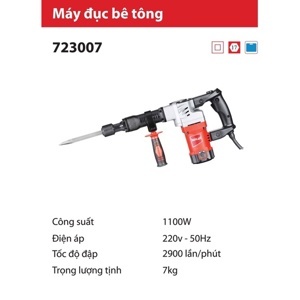 Máy phá bê tông Sencan 723007 1100W