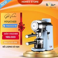 Máy Pha Cà Phê Bear KFJ-A02N1 Pha Nespresso, Americano, Cappuccino Tạo Bọt Sữa Dễ Dàng Có Tạo Bọt Sữa Dung Tích 240 ML Công Suất 800 W - Hàng Chính Hãng