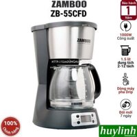 Máy pha cà phê Drip Zamboo ZB-55CFD - 1.5 lít - 2 - 12 tách - Hàng chính hãng