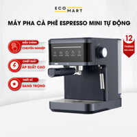 Máy pha cà phê Espresso gia đình - Máy pha cafe mini tự động có vòi tạo bọt dễ dàng sử dụng dễ vệ sinh