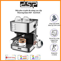 Máy Pha Cà Phê Espresso, Tự Động Tạo Bọt Sữa DSP KA3028  - Hàng Chính Hãng Bảo Hành 12 Tháng [CHÍNH HÃNG]