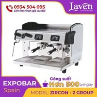 Máy pha cà phê Expobar Zircon 2 group - Máy Châu Âu chuyên nghiệp - Bảo hành 12 tháng (Thanh Lý)