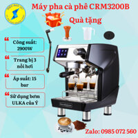 Máy pha cà phê Gemilai CRM 3200B - Chuyên cà phê mang đi Take Away - 3 nồi hơi - có đồng hồ áp