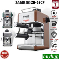 Máy pha cà phê gia đình Zamboo ZB-68CF - 800W - áp lực bơm 3.5 bar