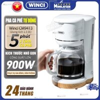 Máy pha cà phê giá rẻ WINCI CM9413, xay caphe hạt tự động tại nhà hoặc văn phòng cơ quan, làm cofee nhanh cao cấp