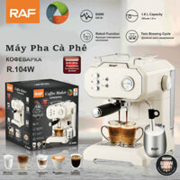 Máy pha cà phê | Máy pha cà phê mini | Máy pha cafe espresso RAF R104 850W C165 Cà Phê Đậm Đà Trong Mỗi Tách