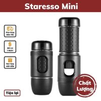 Máy pha cà phê mini cầm tay STARESSO MINI chính hãng cao cấp pha cafe rang xay espresso du lịch và văn phòng