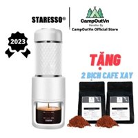 Máy pha cà phê mini Staresso campoutvn cầm tay staresso basic du lịch cắm trại máy ép pha cafe cầm tay