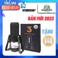 Máy pha cà phê mini Staresso mirage bản mới Chính Hãng đồ du lịch dã ngoại cắm trại máy pha cafe espresso cầm tay mang theo xếp gọn dã ngoại bảo hành 1 năm campout A062 - Màu Đen