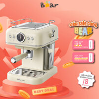 Máy pha cà phê tự động Bear KFJ-E12R5, Áp suất 20 BAR ,950W, Màn hình hiển thị nhiệt độ, Tạo bọt sữa