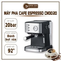 Máy pha cà phê tự động Espresso CM3020 - Máy Pha Coffee Capuchino Cafe Latte Cho Gia Đình Văn Phòng Công Sở
