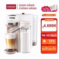 Máy pha cà phê viên nang Scishare Máy pha cà phê cầm tay tự động nhỏ Văn phòng đa chức năng Một máy ba mục đích