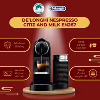 Máy pha cà phê viên nén - máy pha cà phê gia đình Delonghi Nespresso Citiz and Milk EN267 - GIÁ TỐT - Bảo hành 12 tháng