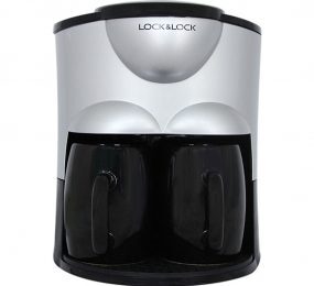 Máy Pha Café Màu Bạc Lock&Lock ELCM-201