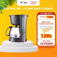 Máy Pha Cafe Mini Bear Đa Năng Công Nghệ Kiểm Soát Giữ Nguyên Hương Vị - CF-B06V2