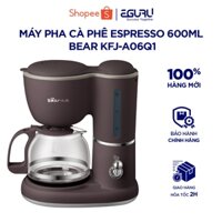 Máy pha cafe mini Bear KFJ-A06Q1 tự động dung tích 600ml –Hàng chính hãng BH 18 Tháng