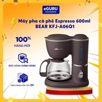 Máy pha cafe mini Bear KFJ-A06Q1 tự động dung tích 600ml –Hàng chính hãng BH 18 Tháng
