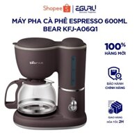 Máy pha cafe mini Bear KFJ-A06Q1 tự động dung tích 600ml _Bảo hành chính hãng 18 tháng
