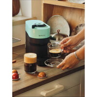 Máy pha cafe tự động Nespresso chính hãng dạng viên nén Capsule VertuoPop V5 , tặng 12 viên nén Nespresso