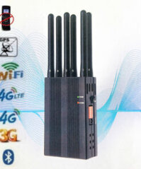 Máy Phá Sóng 6 Râu Phá Sóng Điện Thoại, Wifi, 3G, 4G, Bluetooth, Định Vị Nghe Lén,…