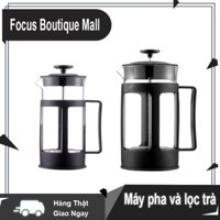 Máy pha và lọc trà, máy lọc cà phê phin, máy pha trà thủy tinh cầm tay 350ml / 600ml-Focus