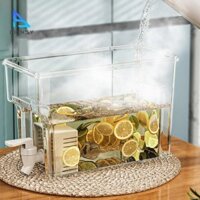 Máy phân phối đồ uống Ioensy Dụng cụ sắp xếp nhẹ có chân đế Tủ lạnh Hộp đựng nước ép ngoài trời Dã ngoại Nhà bếp trong nhà