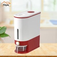 Máy phân phối gạo Ngũ cốc Hộp đựng thực phẩm có nắp Tổ chức Xô gạo 10kg Hộp đựng gạo đậu nành