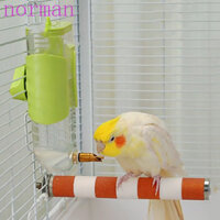 Máy phân phối nước vẹt NORMAN, Máy uống chim tự động bằng kim nổi bật, Phụ kiện thú cưng Máy tưới nước vẹt bằng nhựa 300ML cho vẹt đuôi dài Budgerigar Vẹt