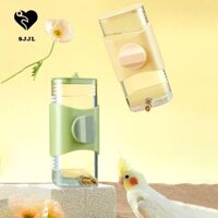 Máy phân phối nước vẹt SJJL, Máy uống chim tự động bằng kim nổi bật, Máy tưới nước vẹt bằng nhựa thực tế 300ML cho vẹt đuôi dài Budgerigar Vẹt