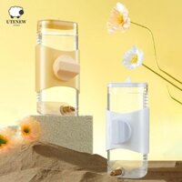 Máy phân phối nước vẹt UTENEW, Máy uống chim bằng nhựa kim nổi bật, Máy tưới nước vẹt tự động 300ML thực tế cho vẹt đuôi dài Budgerigar Vẹt