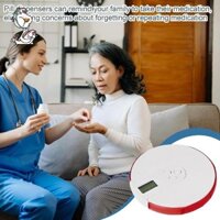 Máy phân phối thuốc, hộp đựng thuốc có báo động | Nhắc nhở máy phân phối thuốc thông minh | Hộp đựng máy tính bảng di động 7 ngày, tối đa 4 báo động / ngày